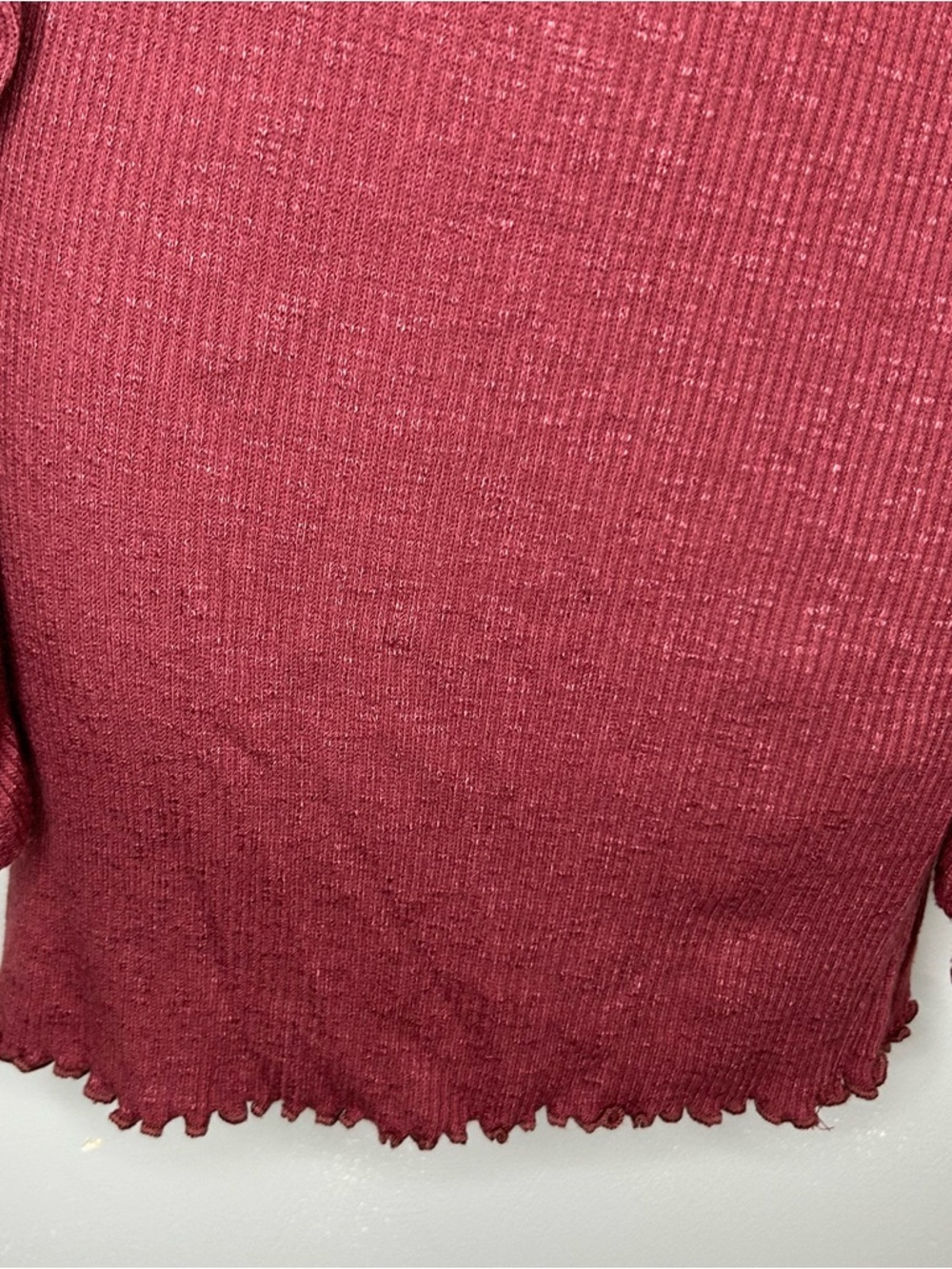 Fashion Nova Ribbed Cold-Shoulder Mock Neck Burgundy Dress Size L - Picture 6 of 9